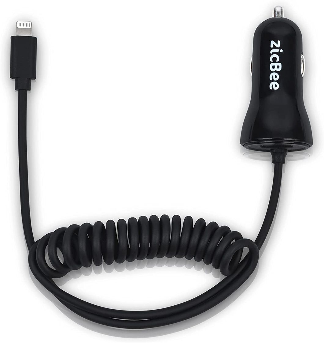 iPhone Car Charger, Car Charger Adapter, [MFiCertified], Compact